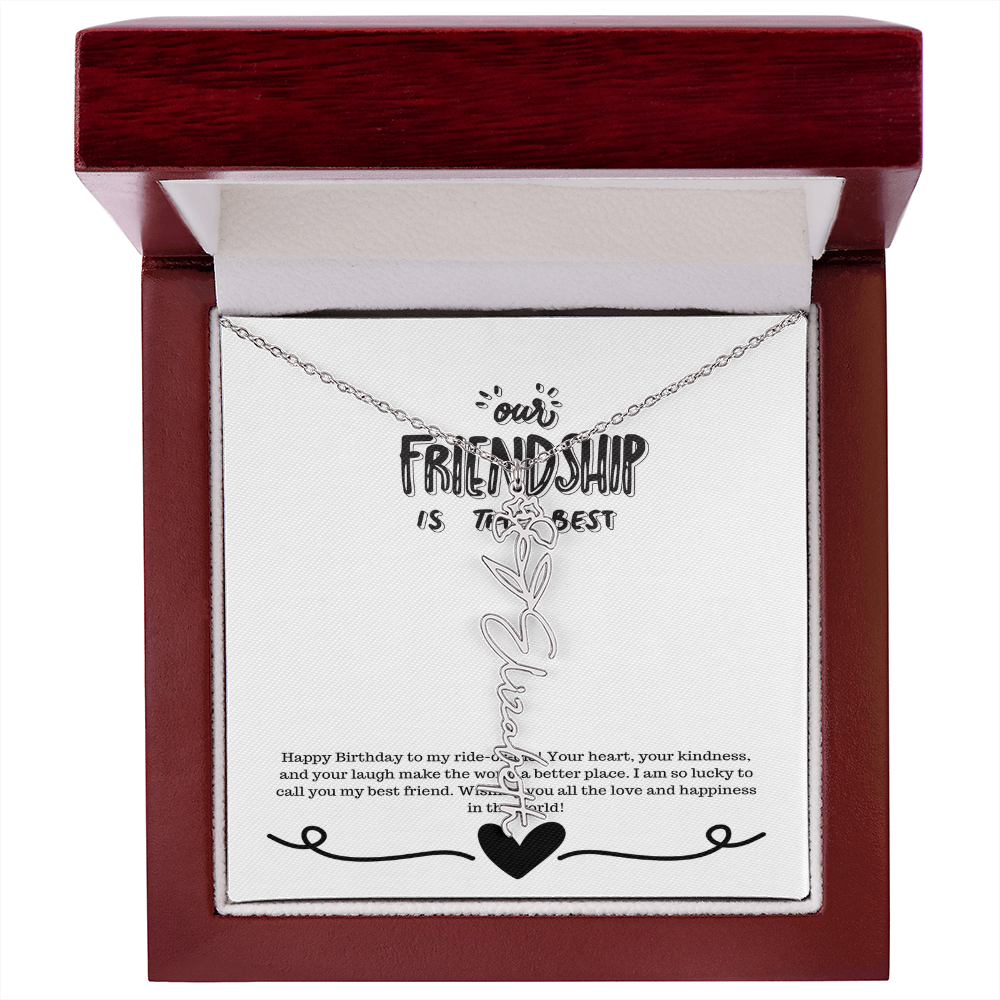 Happy Birthday Friendship Necklace