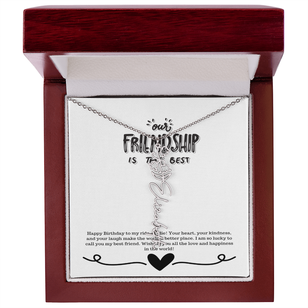 Happy Birthday Friendship Necklace