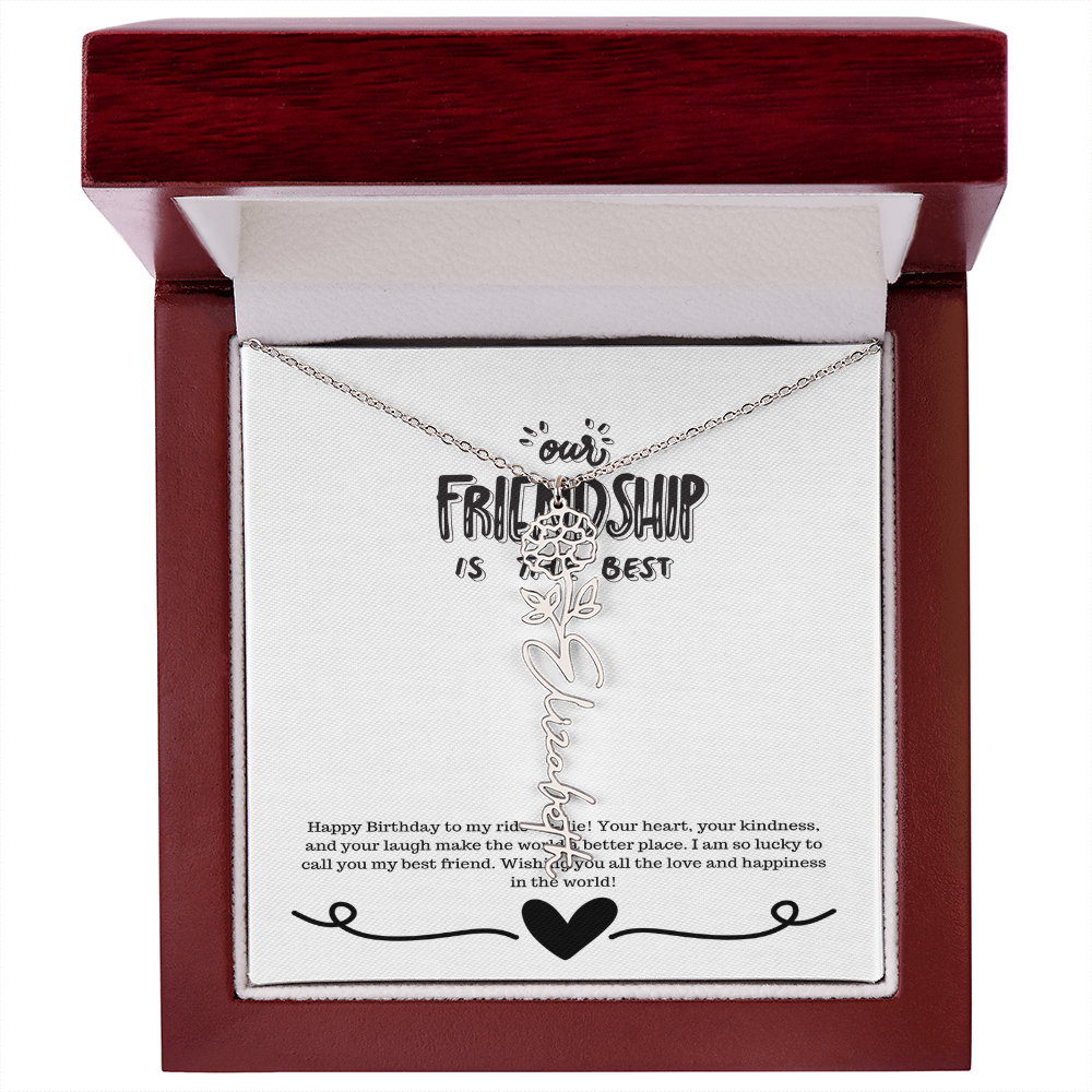 Happy Birthday Friendship Necklace