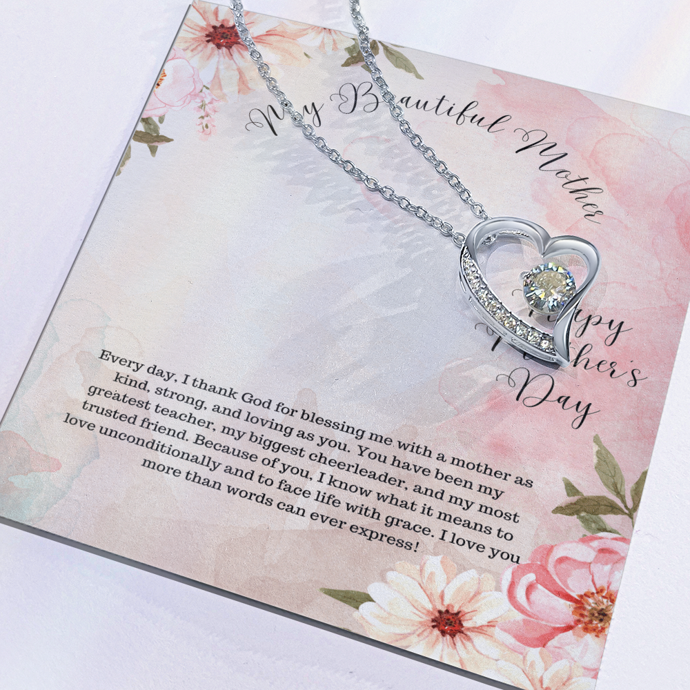 Mother's Day Heart Necklace