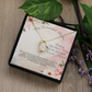 Mother's Day Heart Necklace (Strongest Woman)